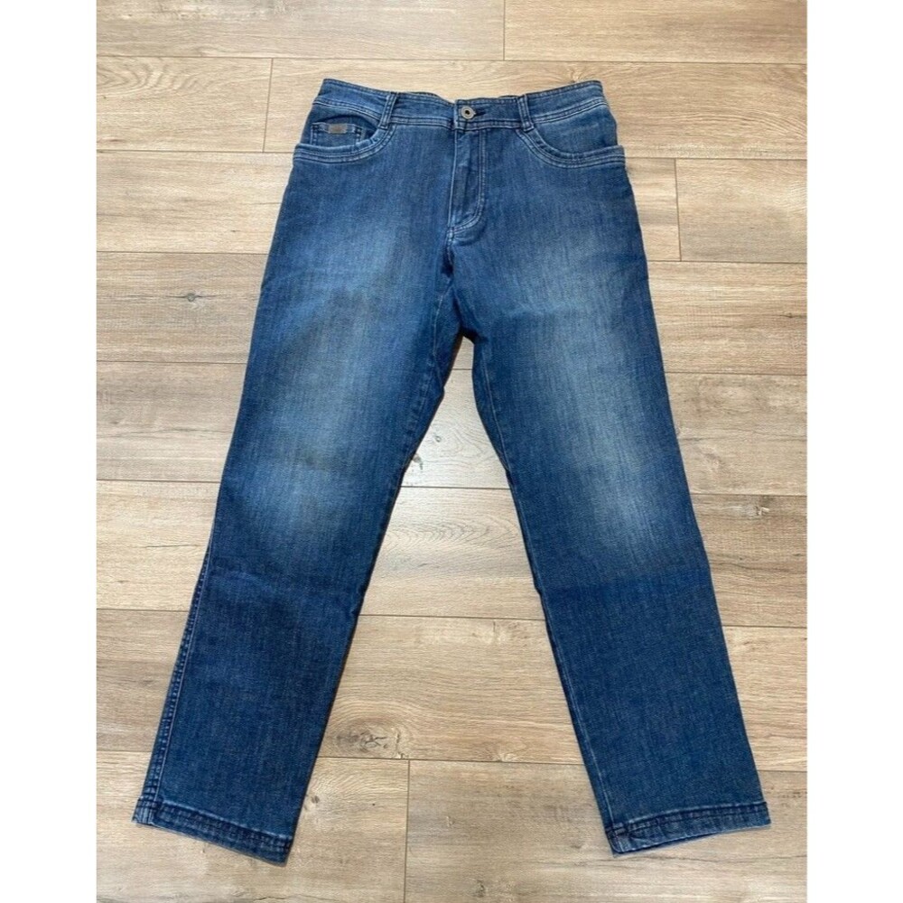 Kuhl Denim Klassik Jeans Mens 35X30 Stretch Tapered Medium Wash